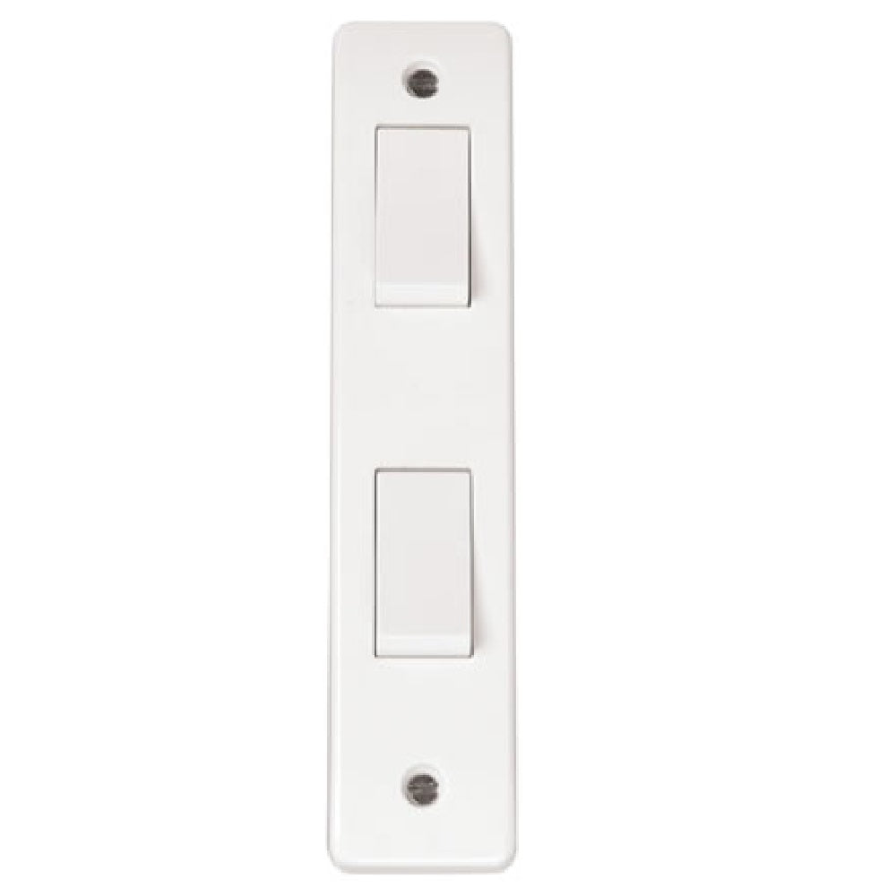 SP6A22 NIGLON Artic Edge 2g 2w Architrave Switch